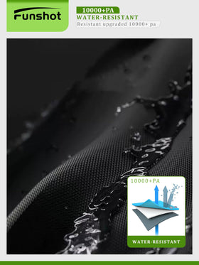 Funshot easy-on, easy-off design makes setup quick for outdoor use.