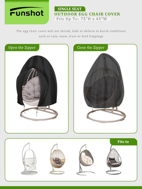 Funshot wipe-clean surface keeps your chair cover tidy with minimal effort.