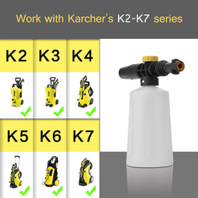 Funteck foam cannon lance adjustable spray to tailor foam thickness