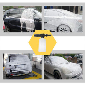 Funteck foam cannon lance producing thick froth for thorough coverage