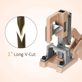 Funteck grafting tool with ergonomic handle designed to reduce fatigue during grafting.