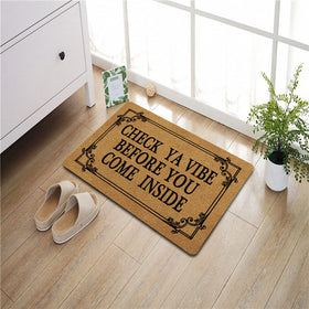 FunXiLin anti-slip rubber back keeps mat secure on hard floors
