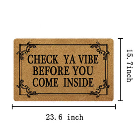 FunXiLin front door doormat shows durable design with clear print detail