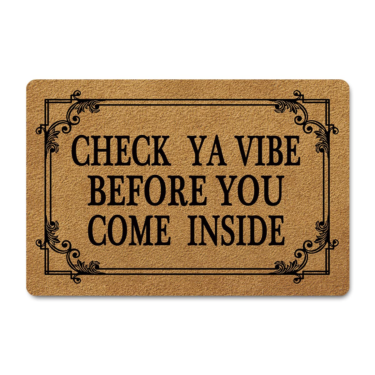 FunXiLin funny welcome doormat front view enhances entryway with playful print