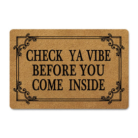FunXiLin funny welcome doormat front view enhances entryway with playful print
