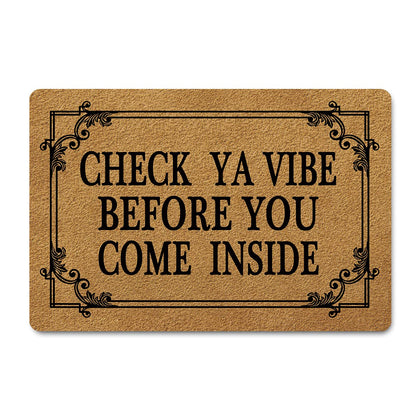 FunXiLin funny welcome doormat front view enhances entryway with playful print