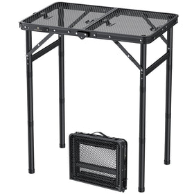 FUNYKICH folding grill table waterproof and heat resistant for BBQ use.