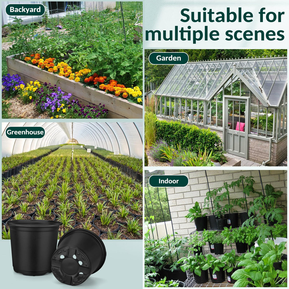 FUOAUYK 110-piece pot set ready for batch propagation projects