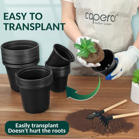 FUOAUYK versatile garden pots for windowsill and greenhouse setups
