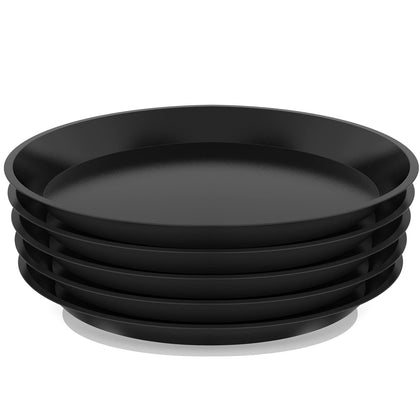 FUOAUYK plant saucer 14-inch top view keeps floors clean while watering indoors.