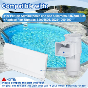 Fuoequl Admiral S15/S20 skimmer door replacement component