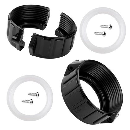 Fuoequl hot tub split nut 2in seals leaks and ensures secure heater connections.