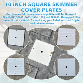 Fuosuc pool skimmer cover plate, durable lid for long-lasting use.