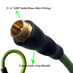 Furesn garden hose lightweight-flexible construction for effortless setup and use.
