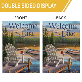 Furiaz Farmhouse outdoor decor flag for lakehouse and yard with charm