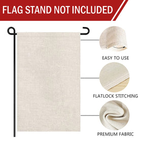 Furiaz Independence Day flag with bright colorfast design for yard