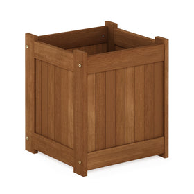 Furinno Tioman planter on patio shows easy setup and sturdy support.