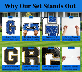 FurniCore 32 stakes ensure stable, easy setup for lawn displays