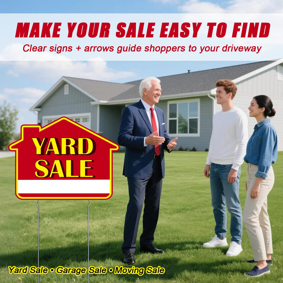 FurniCore signs guide customers from street to driveway effectively