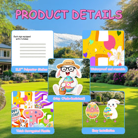 FurniCore yard sign stakes – quick, secure setup for outdoor displays.
