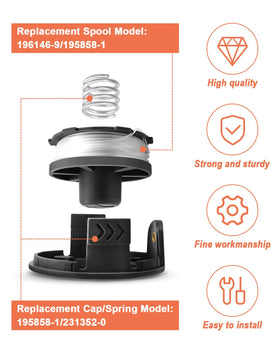 Durable spools designed for reliable weed trimming tasks