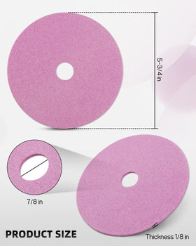 Close-up of dense ceramic grain on FurnyQuaint OR534-18 for durable sharpening