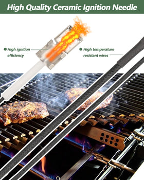 FurnyQuaint push-button switches simplify ignition operation.
