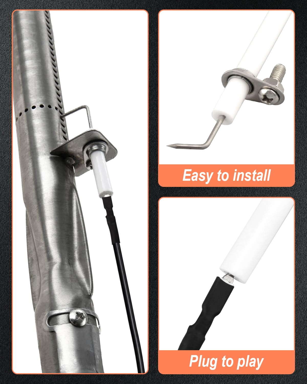 Ignition sparks ready setup shown for quick grill start with FurnyQuaint.