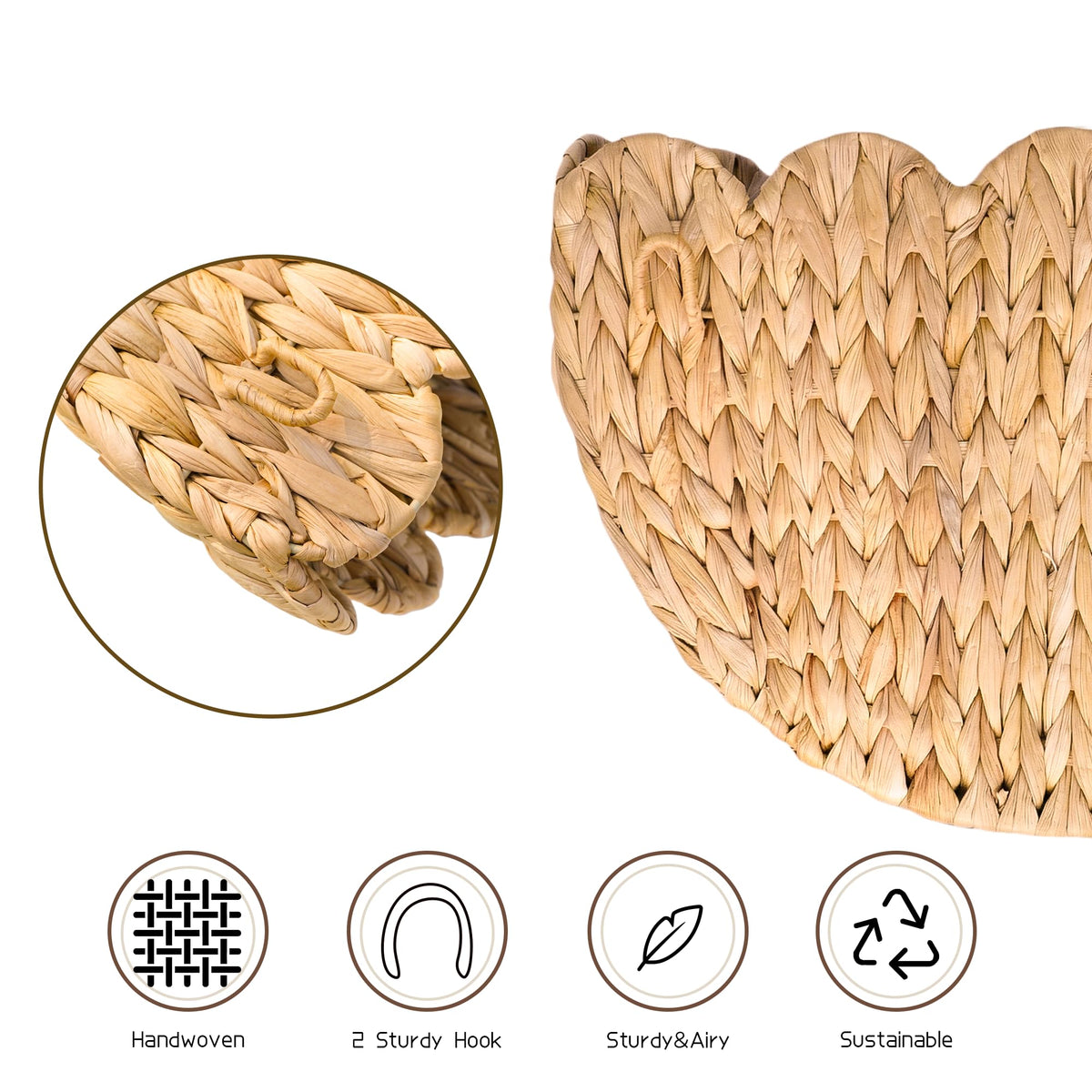 Furrywise bathroom organization basket for toiletries in a compact wall-hung design.