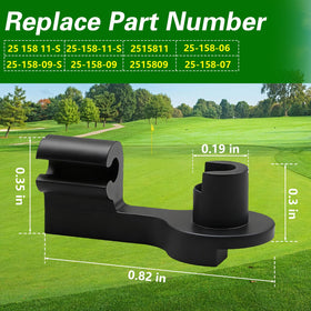 FUSCH throttle linkage bushing – top view showing compatibility labeling with Kohler models.