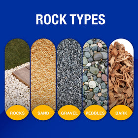 Magnum Rock Glue binds pea gravel for durable garden pathways