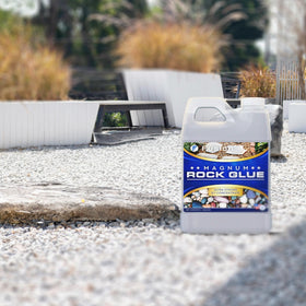 Made in USA Magnum Rock Glue for reliable landscaping adhesive
