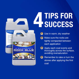 Water-permeable Magnum Rock Glue formula for outdoor use