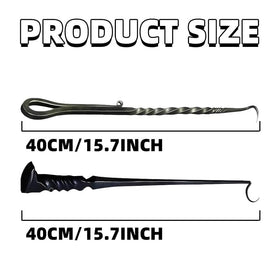 Fusionara Meat Hook Flipper ergonomic, non-slip grip for comfortable use.