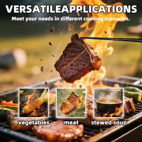 Fusionara Meat Hook Flipper versatile for BBQ and kitchen tasks.