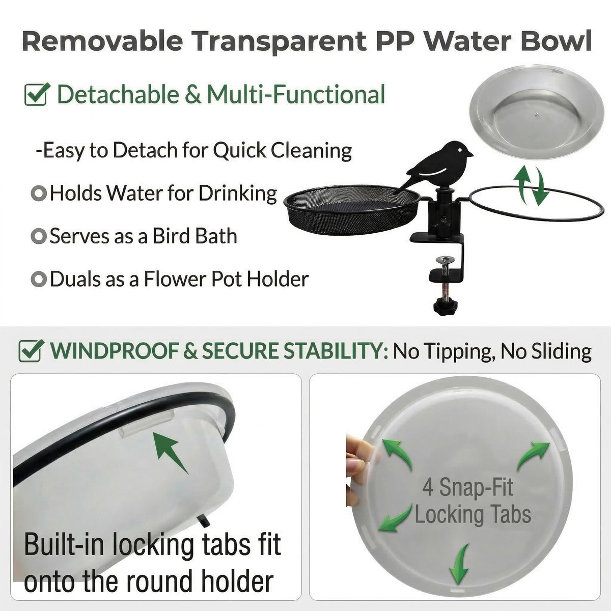 Fusionchaos cleaning brush included for quick, mess-free maintenance of tray and bowl.
