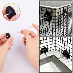 FUTRPOW clip attached to solar panel edge during installation