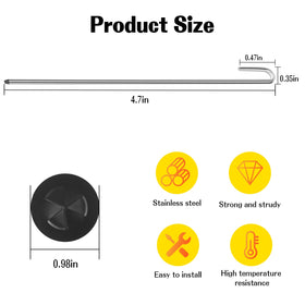 FUTRPOW stainless steel washers with black PVC coating resist weathering
