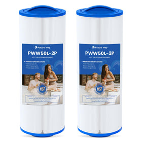 Future Way PWW50L outer diameter fits standard spa filters for reliable compatibility.