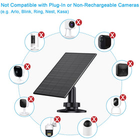 FUTUREZEN 2W solar panel with 7.2ft cable supports versatile mounting.