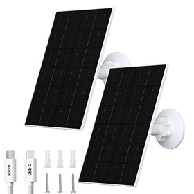FUTUREZEN 4W solar panel during camera setup for reliable outdoor power