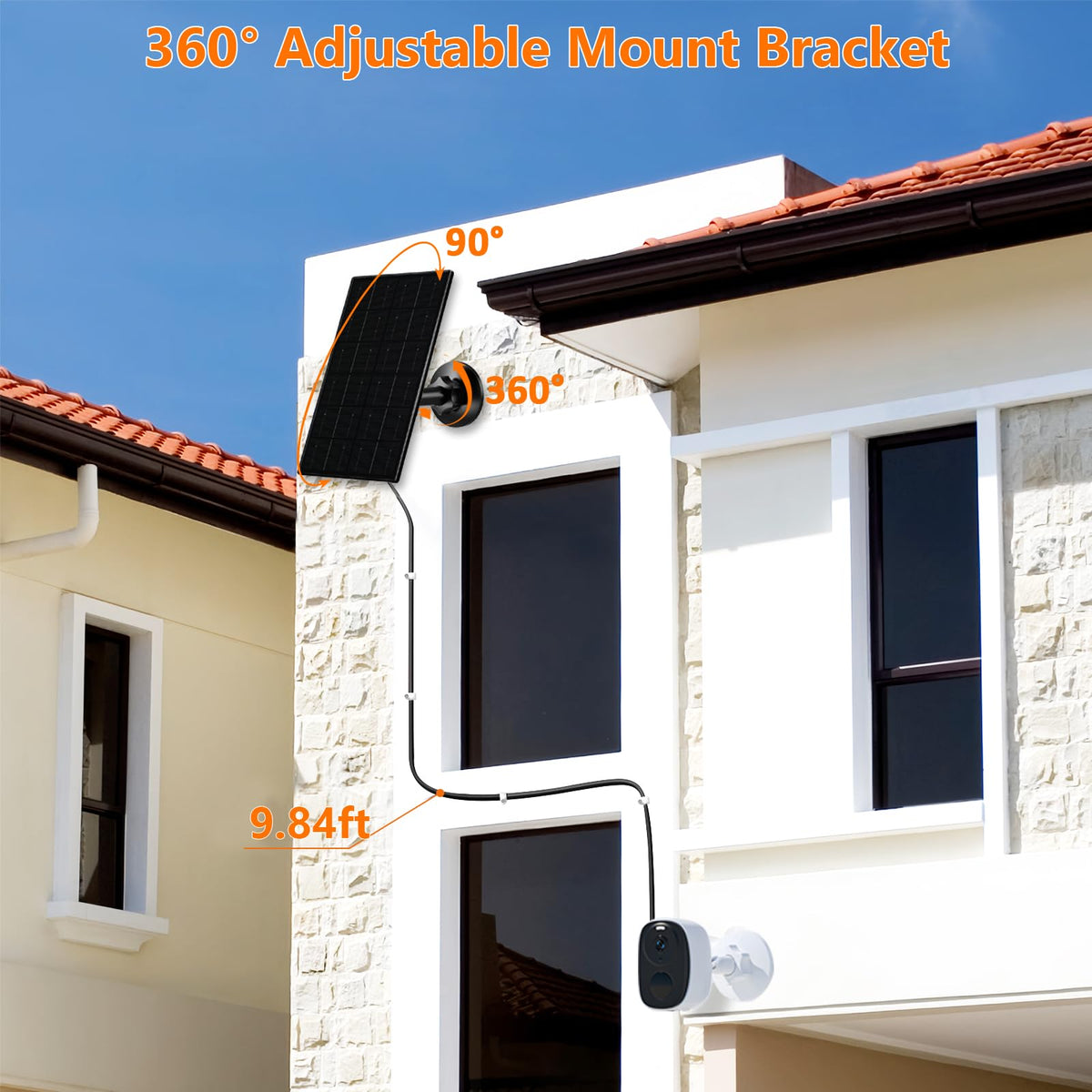FUTUREZEN 9.8-foot cable layout allows versatile installation.