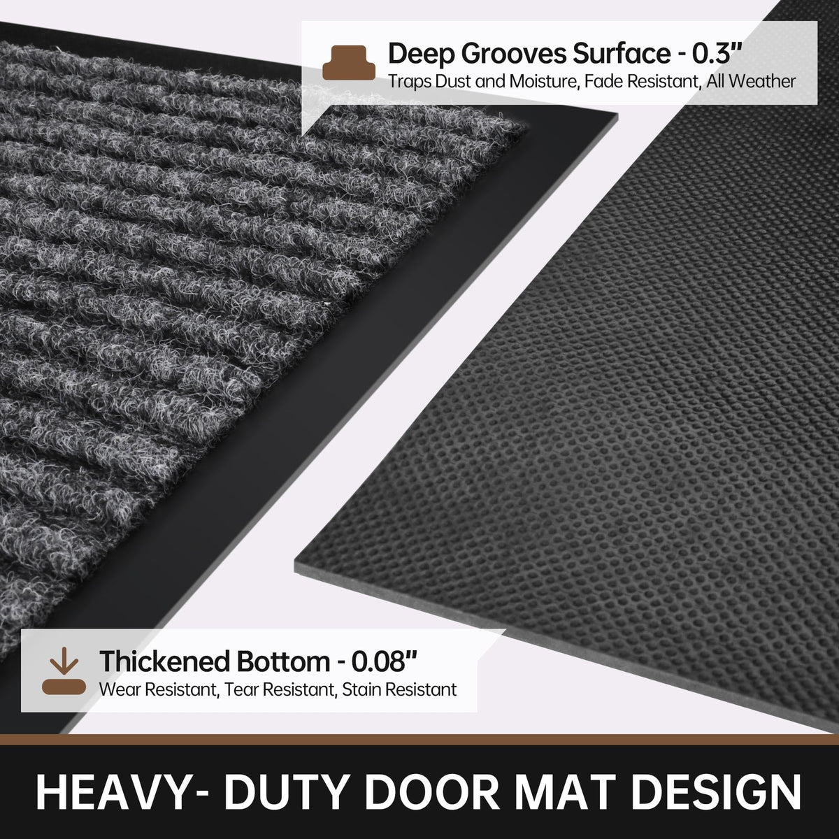 Futurwit commercial door mat welcomes guests with a sturdy indoor-outdoor mat.