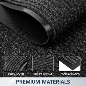 Futurwit dirt-capture grooved top traps debris while cushioning each step