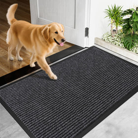 Futurwit non-slip rubber backing keeps the mat firmly in place during busy doors.