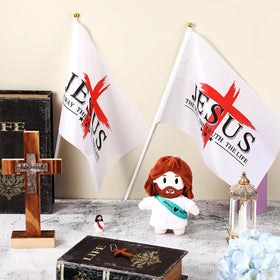 FuWeave Jesus flags gift-set ready for thoughtful holiday or learning gifts