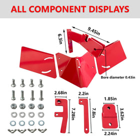 FUYEAR furrower bracket assembly shows sturdy mounting for reliable field work