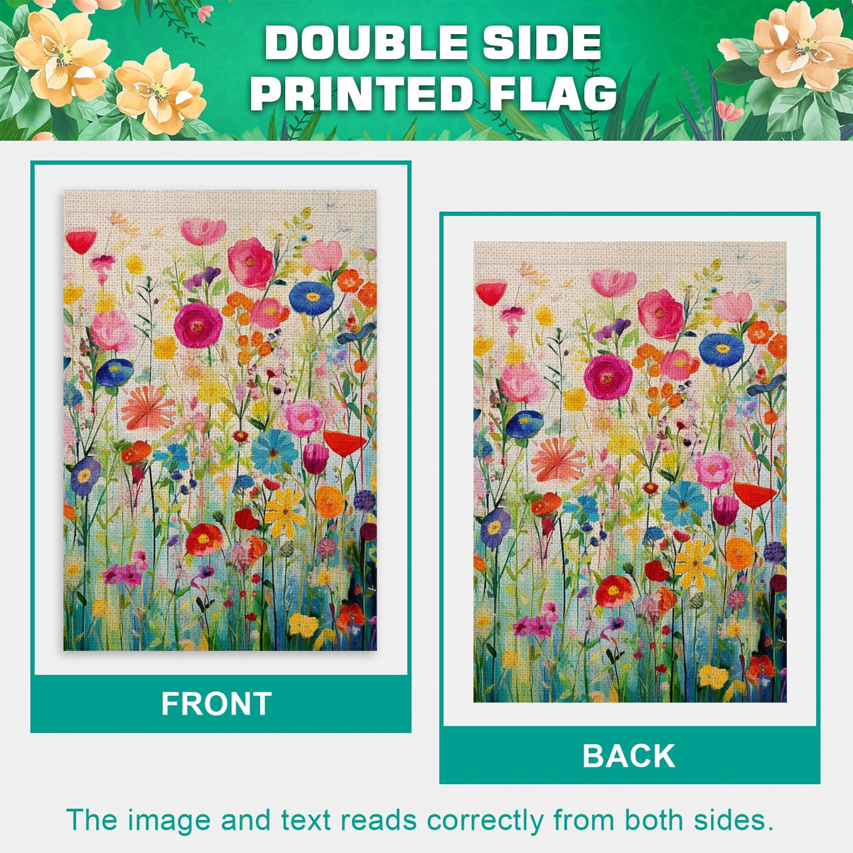 FUYUCHEN Garden décor flag creates warm outdoor moments.