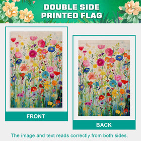 FUYUCHEN Garden décor flag creates warm outdoor moments.