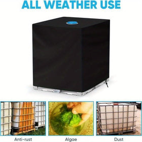 Fuzfaer IBC tote cover is lightweight and easy to set up.